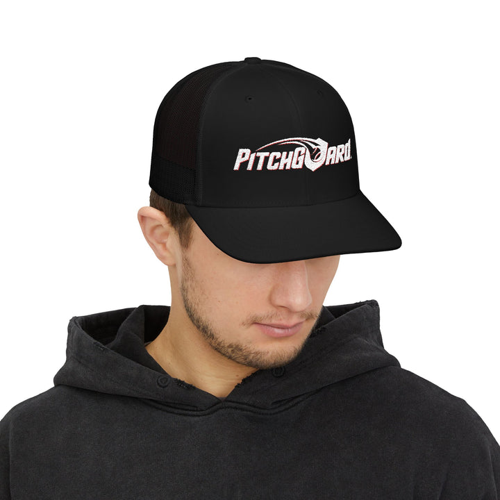 PitchGuard Embroidered Snapback Trucker Cap