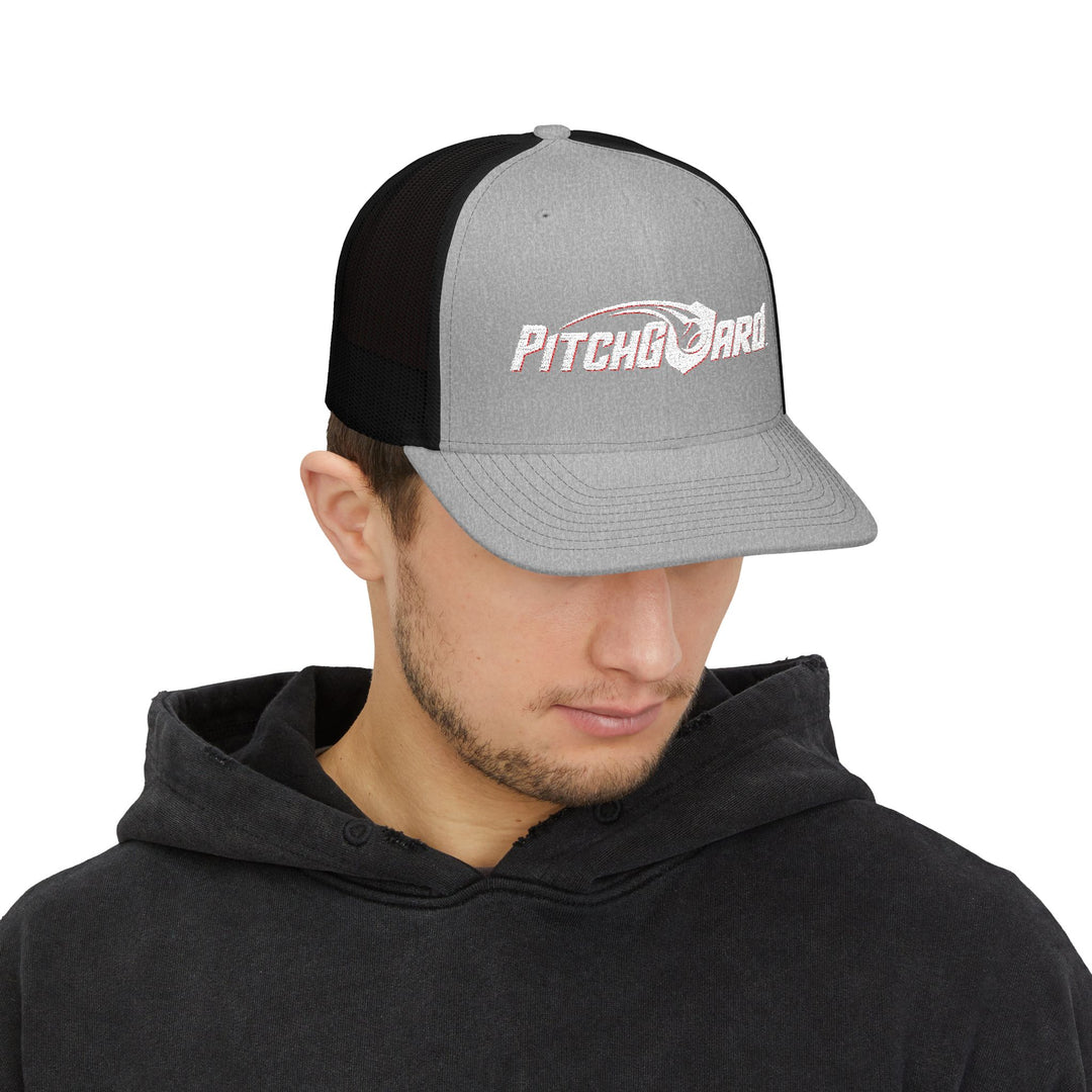 PitchGuard Embroidered Snapback Trucker Cap