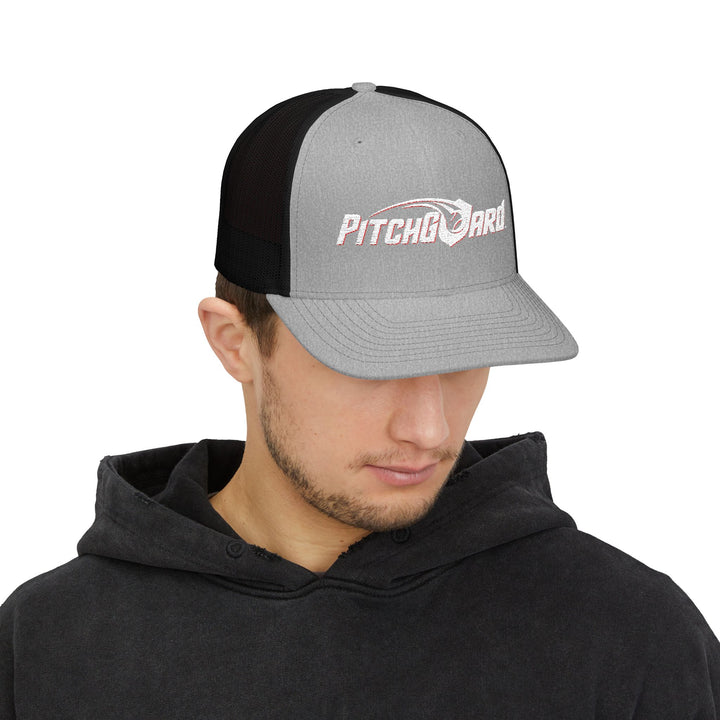 PitchGuard Embroidered Snapback Trucker Cap